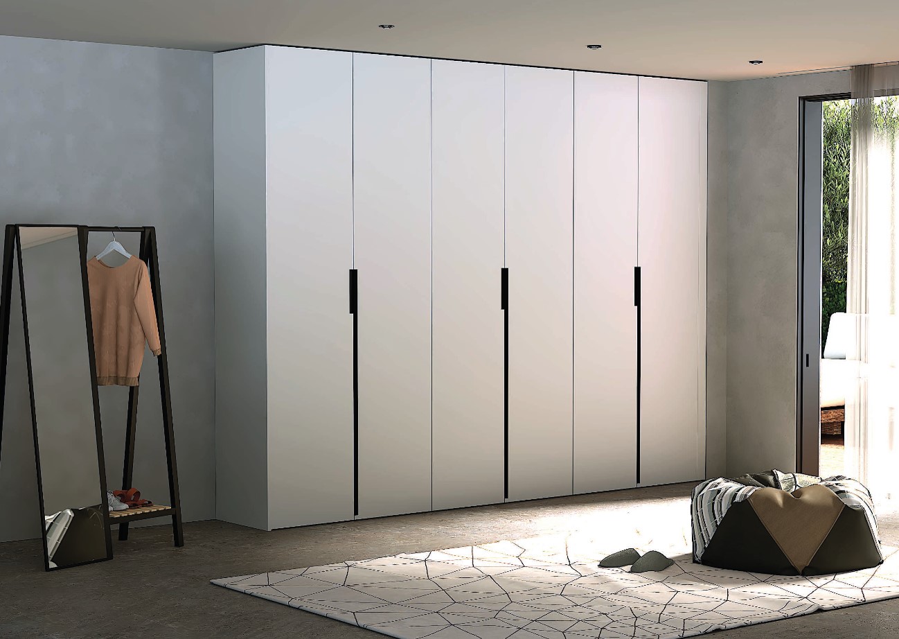 Armario puertas batientes tirador integrado Hexxa