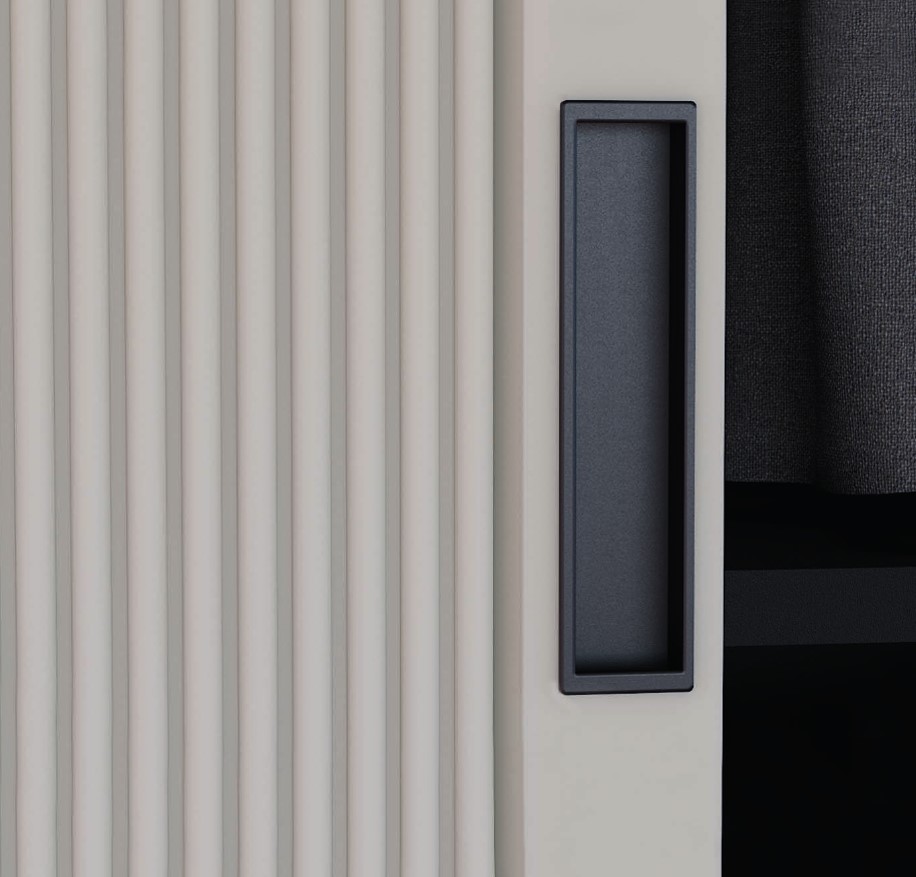 Detalle mecanizado en puerta