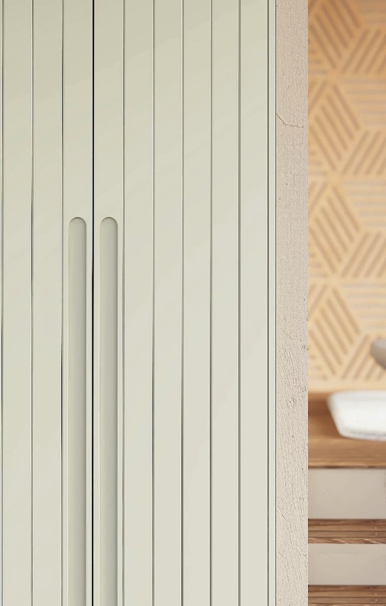 Detalle mecanizado en puerta