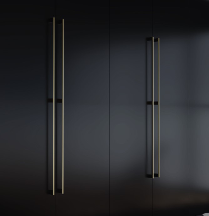 Detalle tirador exterior armario Long