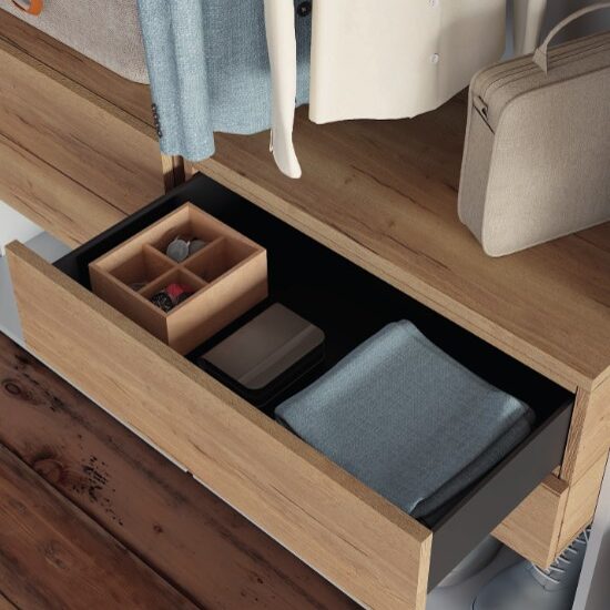 Vestidos abierto cajones organizadores