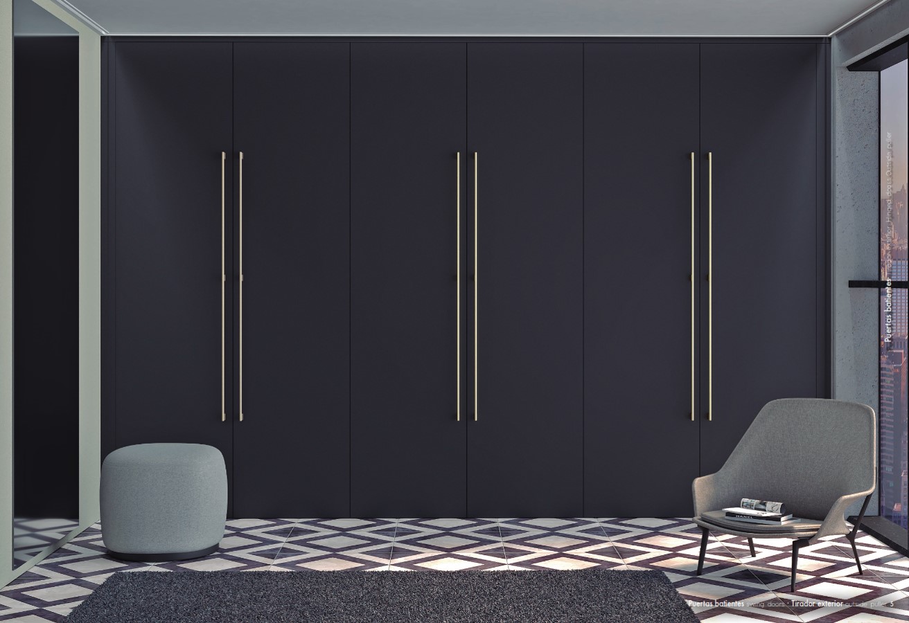 Puertas batientes tirador exterior